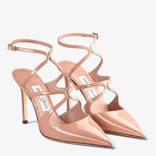 Jimmy Choo Azia Pump 95 σε Ροζ χρώμα