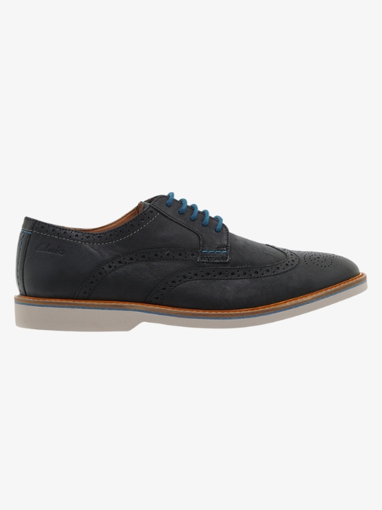 Oxfords καλοκαιρινά ανδρικά μαύρα Clarks