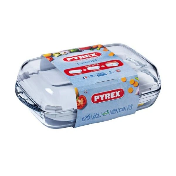 Σετ ταψί και γάστρα Pyrex 35x22cm