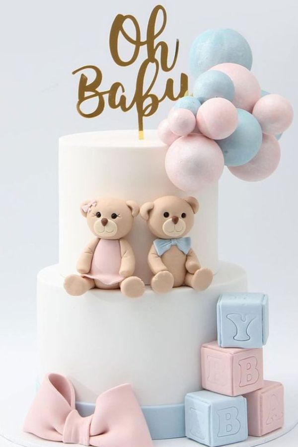 Baby shower τούρτα