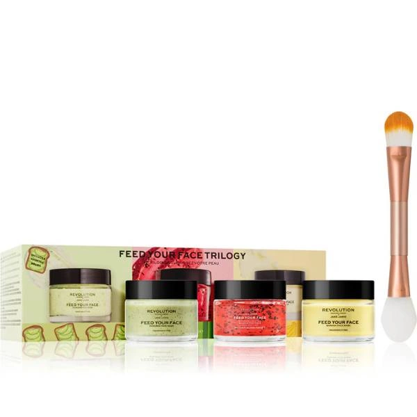 Σετ μάσκες προσώπου Revolution Skincare X Jake-Jamie Feed Your Face