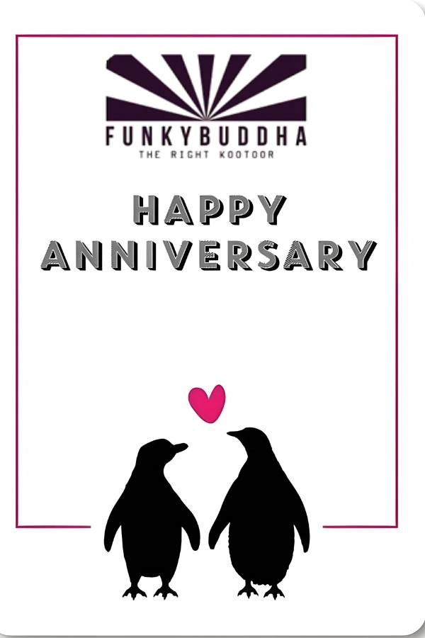 FunkyBuddha δωροκάρτα Happy Anniversary
