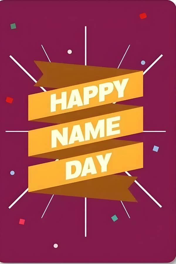 FunkyBuddha ηλεκτρονική δωροκάρτα Happy Nameday