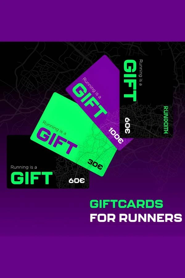 Rundome ηλεκτρονική δωροκάρτα για κάθε runner