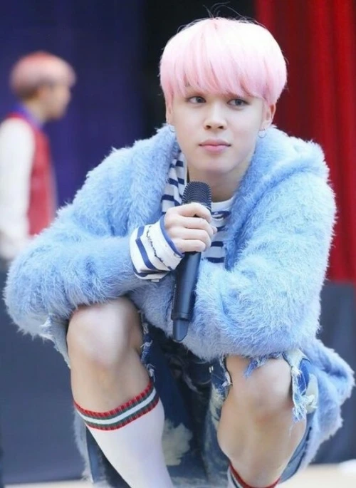 Blue Comfy Hooded Jacket With Zipper | Jimin – BTS