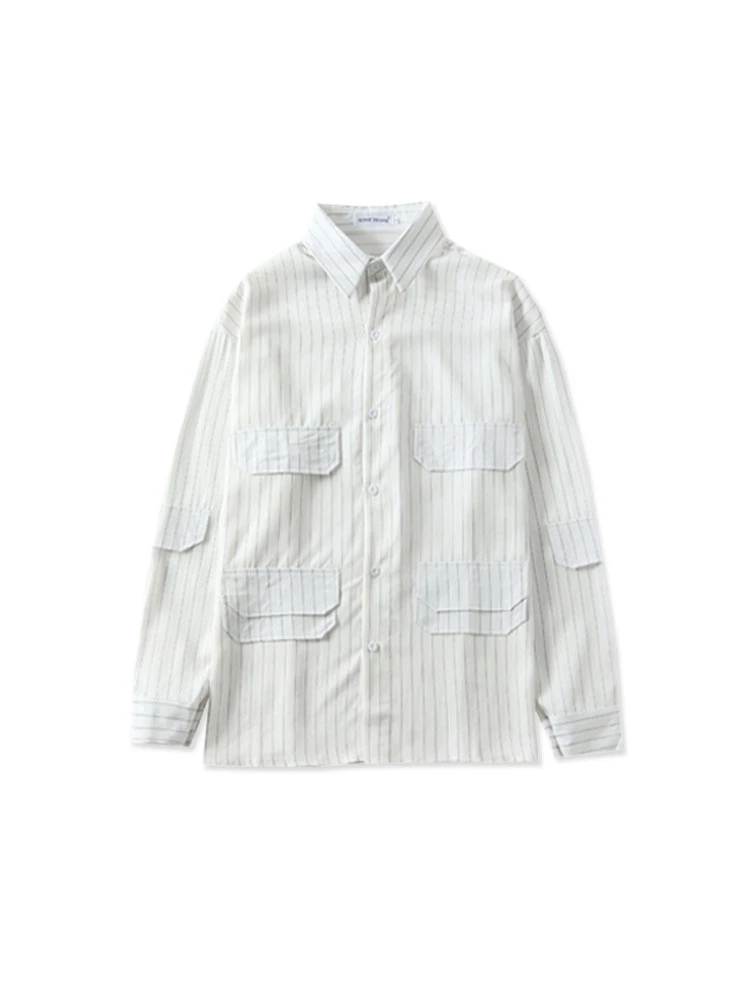 Taehyungs striped blouse from the DNA performance