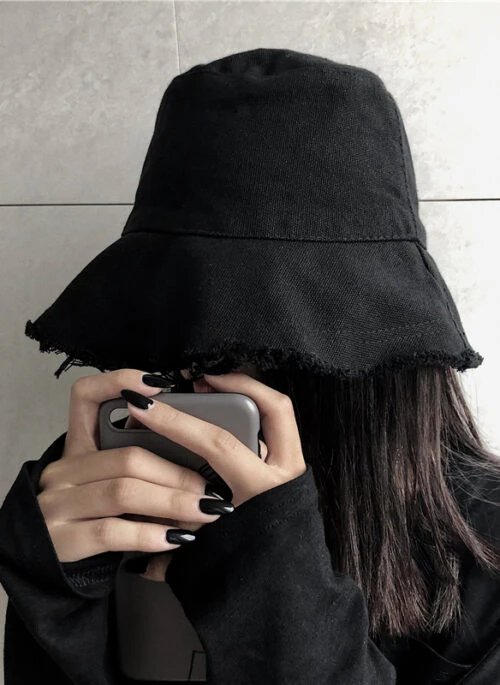 Black Fisherman Hat | IU
