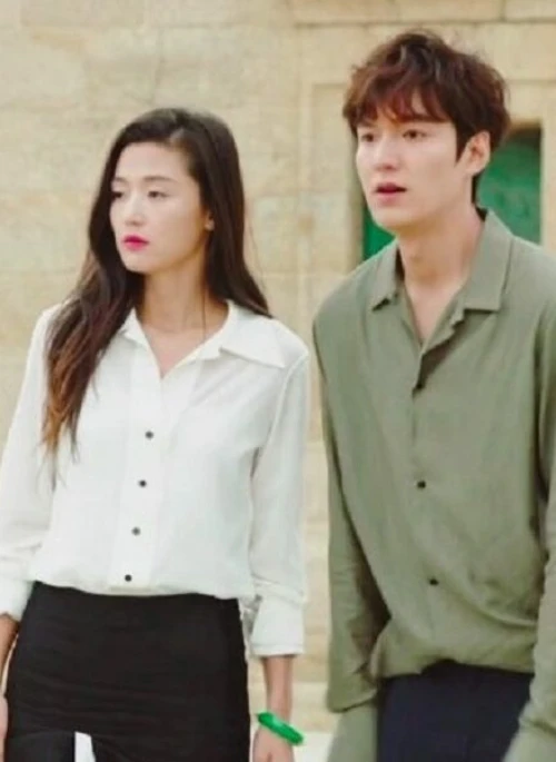 White Polo Shirt | Shim Cheong – The Legend Of The Blue Sea