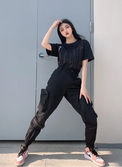 Black Jogger Pants  | Rose – BlackPink