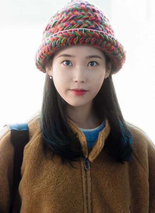 Orange Woolen Fisherman Hat | IU