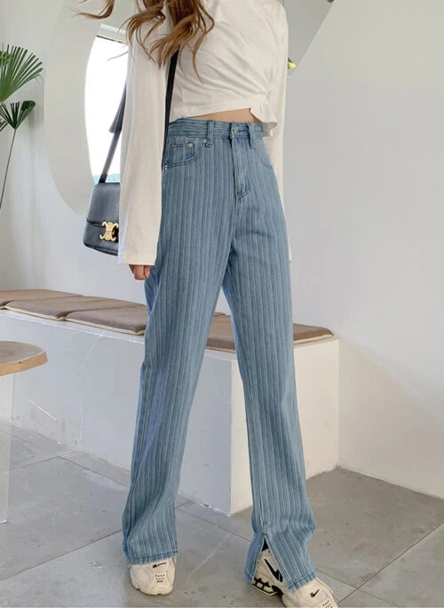 Blue Stripe Jeans | Winter – Aespa