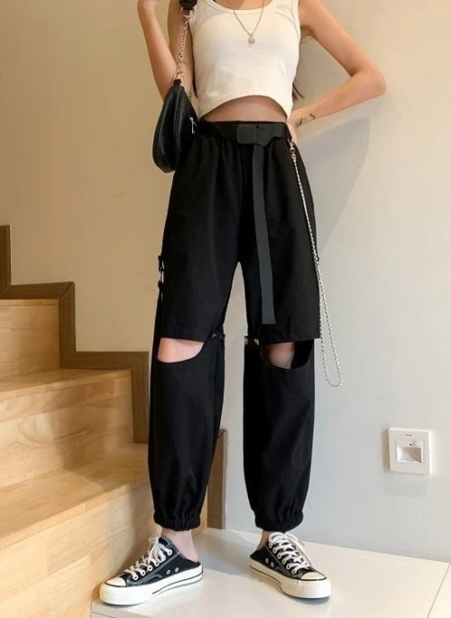 Black Detachable Pants | Yiren – Everglow