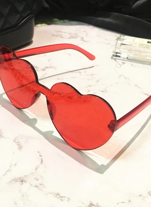 Red Heart Glasses | Ningning – Aespa