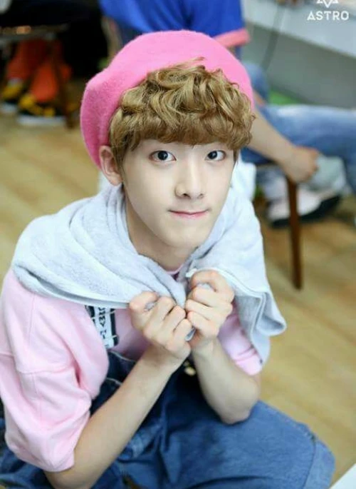 Pink Wool Beret | Sanha – Astro