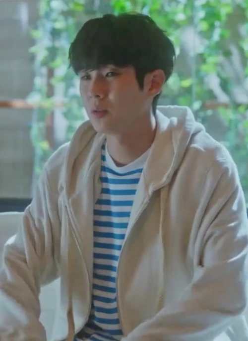 Beige Hooded Jacket | Choi Woong - Our Beloved Summer