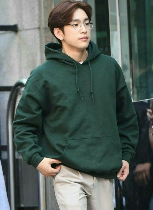 Green Oversized Hoodie | Jinyoung – GOT7