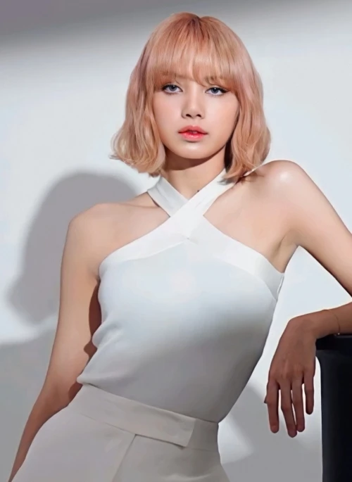 White Criss Cross Tank Top | Lisa – BlackPink