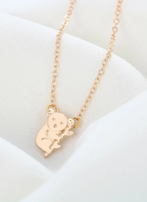 Gold Cute Koala Necklace | Jimin – BTS