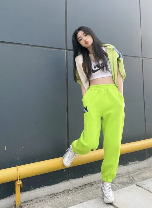 Neon Green Jogger Pants | Mark – NCT