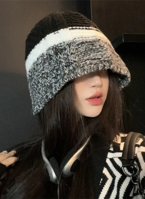 Black Tri-Color Fisherman Hat | Yves – Loona