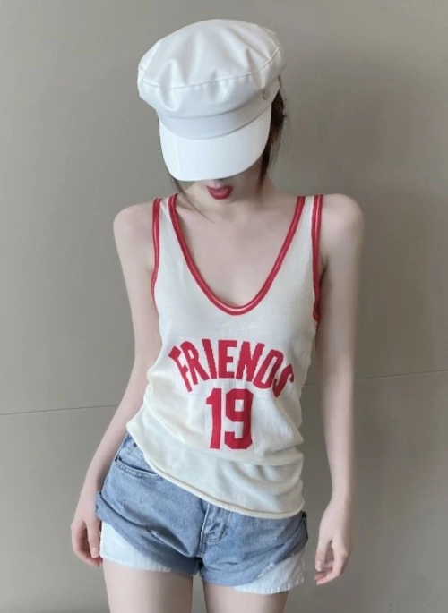 White Friends 19 Tank Top | J – STAYC