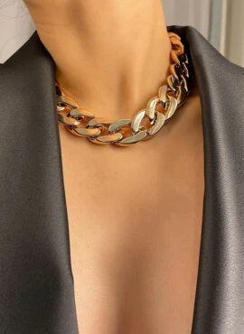 Gold Thick Chain Necklace | Yoon Se Ri – Crash Landing On You