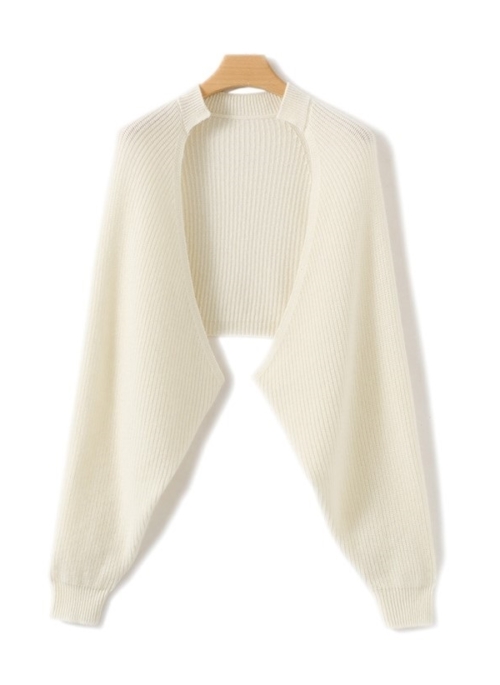 Creamy White Short Bolero Cardigan | Chaeryeong – ITZY