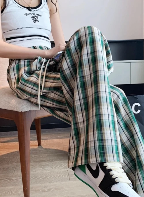 Green Plaid Comfy Pants | Taehyung – BTS