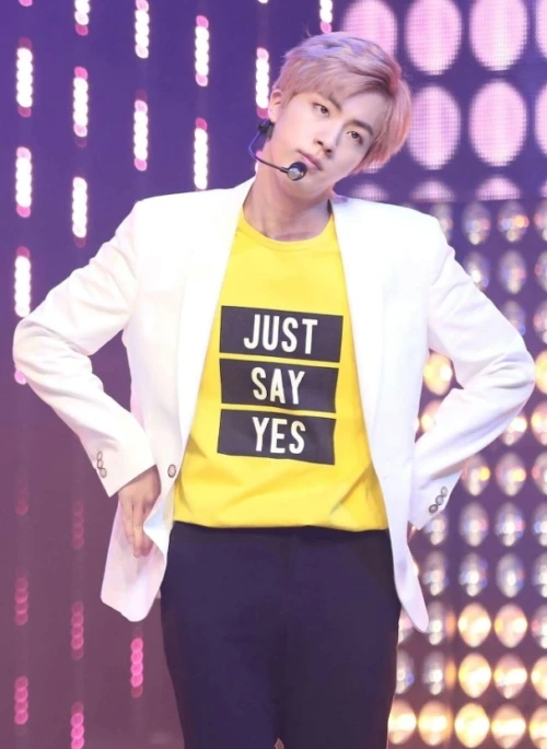 Yellow “Just Say Yes” T-Shirt | Jin  – BTS