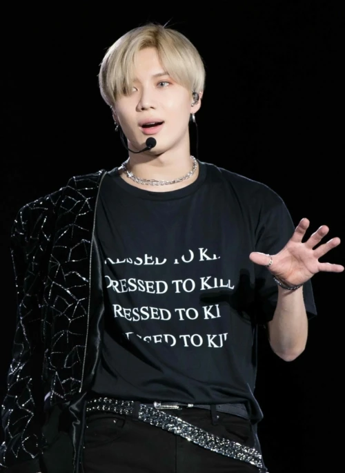 Black Dressed To Kill Print T-Shirt | Taemin – SHINee