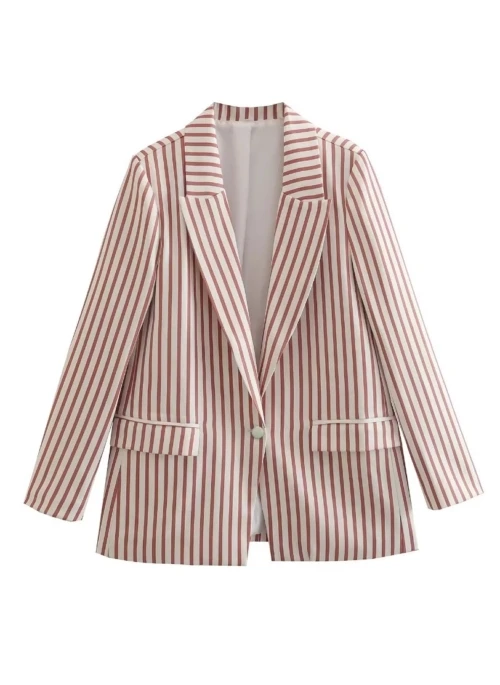 Brown Stripes Suit Blazer Jacket | Key – SHINee