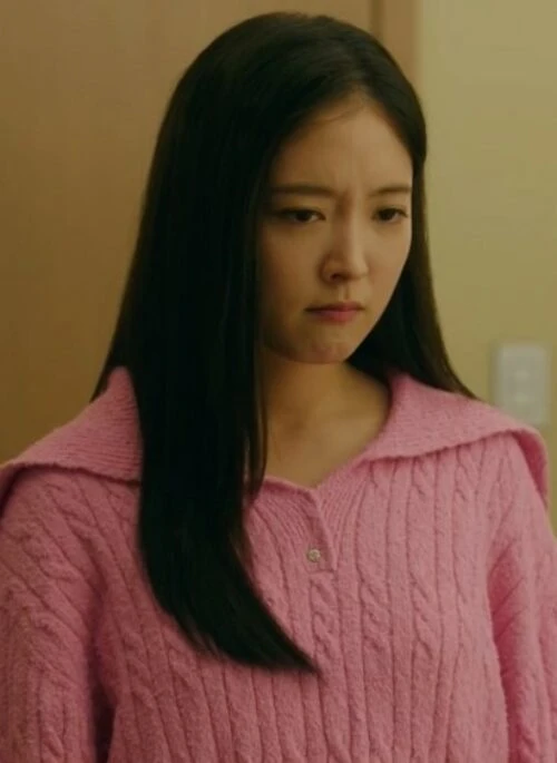 Pink Knitted Wide Collar Sweater | Park Yeon Woo – The Story Of The Parks Marriage