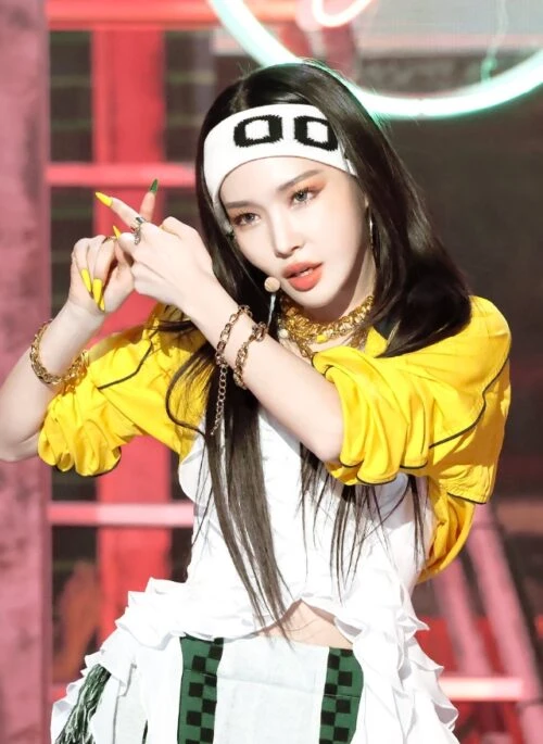 Yellow Windbreaker Crop Jacket | Chung Ha