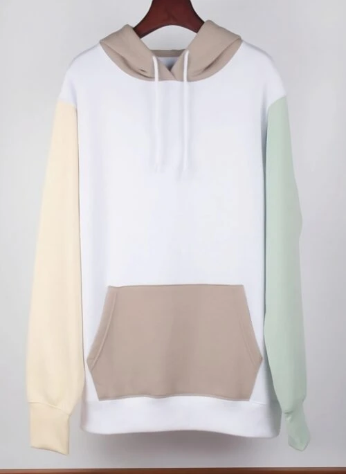 White Pastel Contrasting Hoodie | Jaemin – NCT