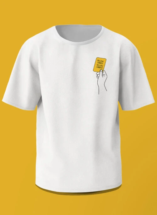 Yellow Cardeu Warning Tee inspired by Changbin