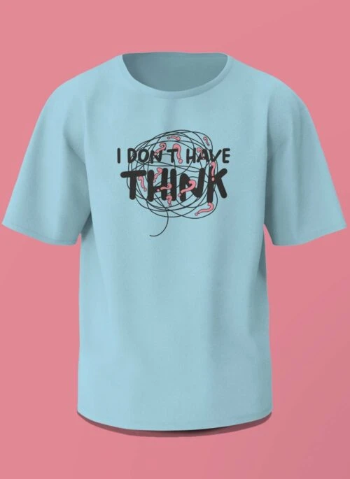 Jin’s Classic “I Don’t Have Think” Meme Shirt