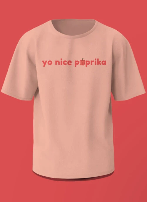 Taehyung’s Flavorful Shoutout: “Yo Nice Paprika” Shirt