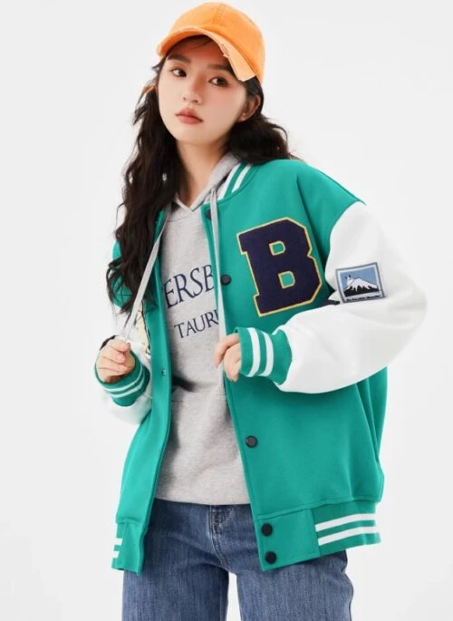 Green Oversized College Jacket | Jimin – BTS