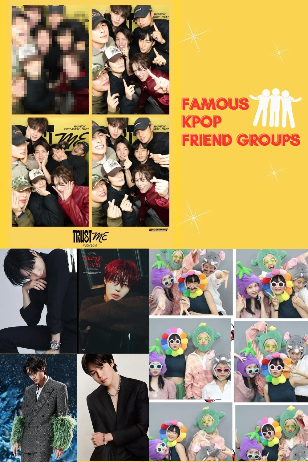 Famous KPOP friend groups