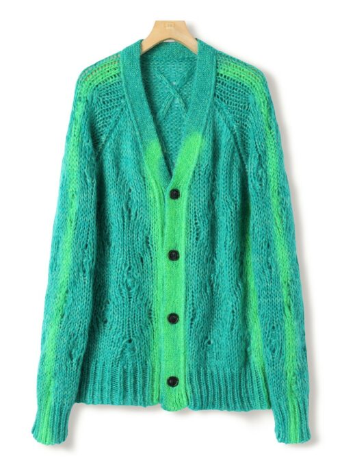 Green Gradient Knit Cardigan | J-Hope – BTS