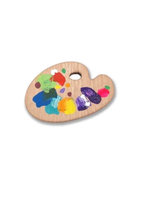 Multicolored Paint Palette Brooch | Taehyung – BTS