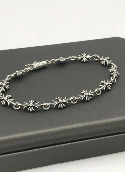 Silver Cross Link Bracelet | Ni-Ki - Enhypen