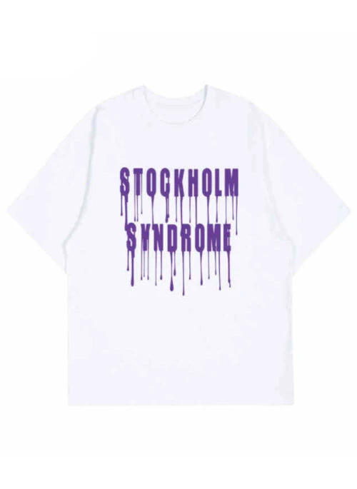 White “Stockholm Syndrome” Printed T-Shirt | Soobin – TXT