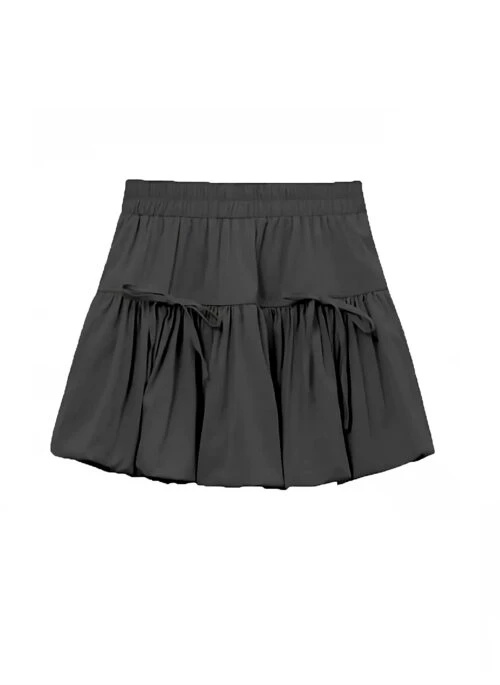 Brown Pleated Leather Mini Skirt | Tzuyu - Twice - Fashion Chingu