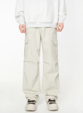 Ivory White Multi-Pocket Pants | Jin – BTS