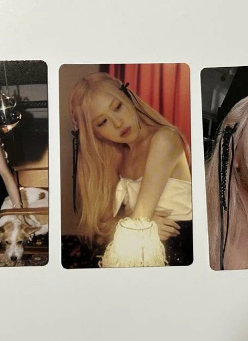 Official BlackPink ROSE 'Season's Greetings: From HANK & ROSÉ To You' Photocards - YGSelect POB