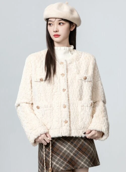 Chic Faux Shearling Jacket