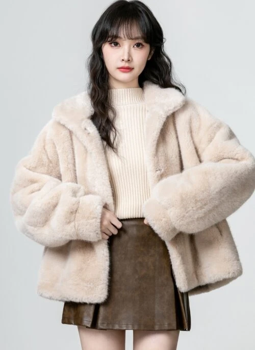 Faux Fur Thick Cozy Cardigan Coat