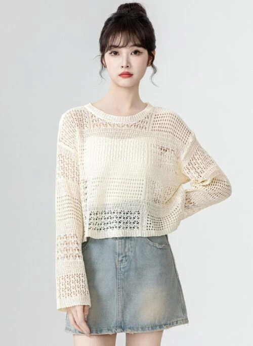 Lightweight Knit Sun Protection Cardigan