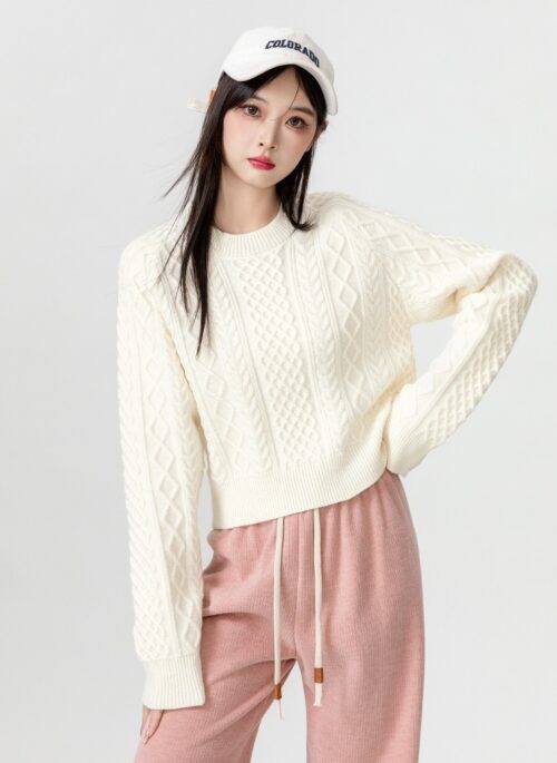 New Chunky Knit Sweater Top